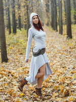 Платье Chintamani с длинным рукавом сер.меланж