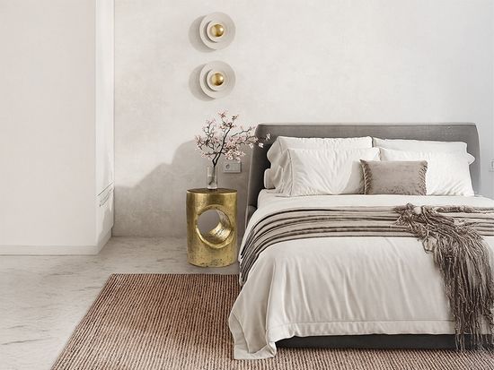 Hole Приставной столик золотой