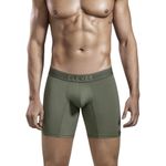 Мужские трусы боксеры удлиненные зеленые Clever BRITANICA LONG BOXER 166710