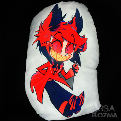 Декоративная подушка с Аластором из «Hazbin Hotel»