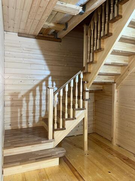 Лестница из массива. Проект №239