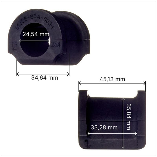 Втулка стабилизатора переднего Avantech ABH0210