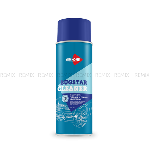 Очиститель гудрона и следов насекомых AIM-ONE 450 мл (аэрозоль). BUGSTAR CLEANER 450ML AC-350