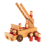 Машинка Пожарная с красными пожарными, Леснушки