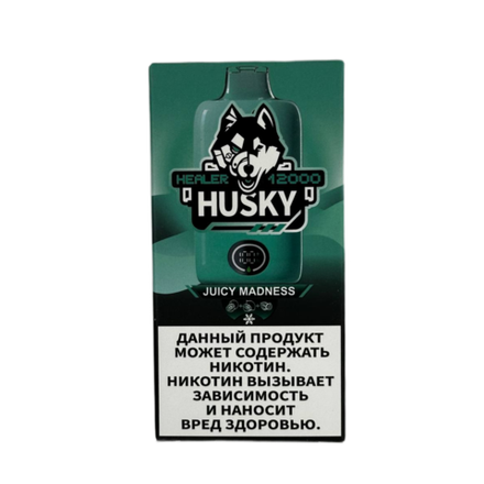 Husky Healer Juicy madness - апельсин-лимон-мята-лёд 12000 затяжек 20мг Hard (2% Hard)