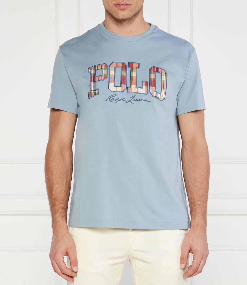 Футболка POLO RALPH LAUREN - голубой(710941855)