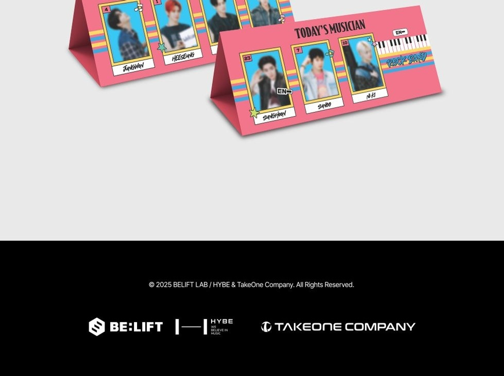 товары ENHYPEN - WORLD COUPON CARD COLLECTION ROCK BAND BASIC Version