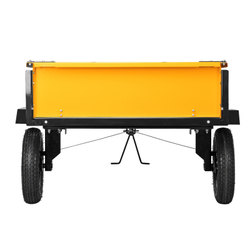 Прицеп для мотоблока TT-500, оцинк., груз. 500 кг, рег. сцепка, колеса 4.00-10, в упаковке Denzel