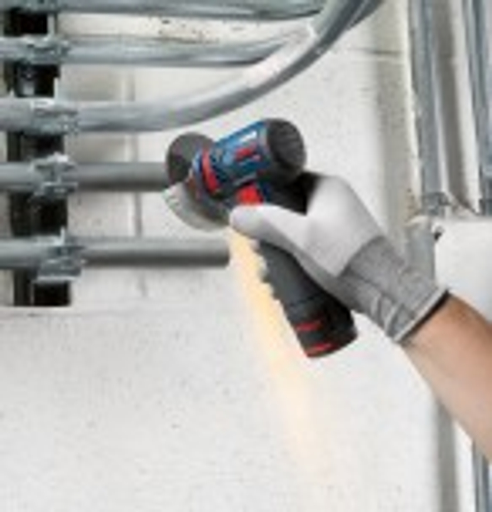 Угловая шлифмашина аккумуляторная BOSCH GWS 12V-76 бесщеточная 0615990M3E 1х2,0 Ач, картонная коробка