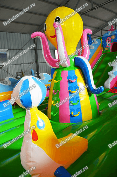 Коммерческий батут "Солнечный осьминожек"