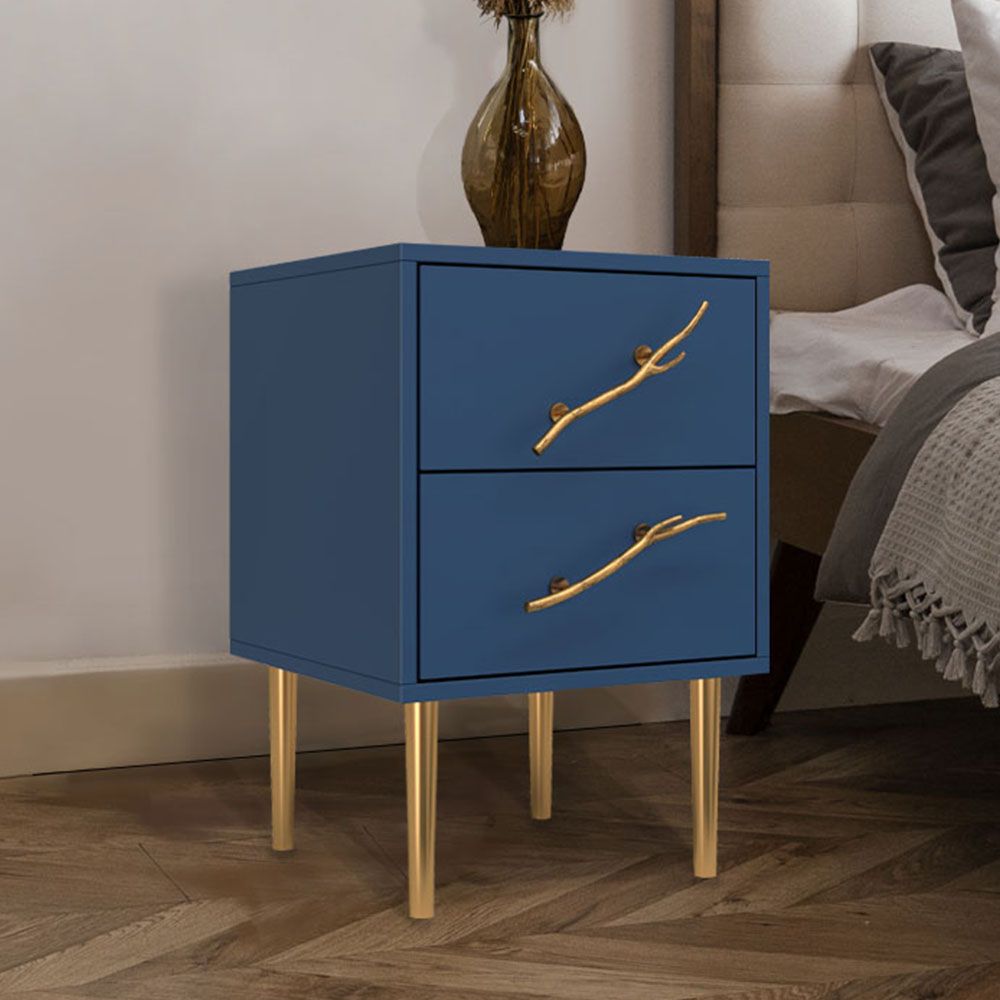 Тумба Арт Колор matte Стайл Голд Королевский синий матовый