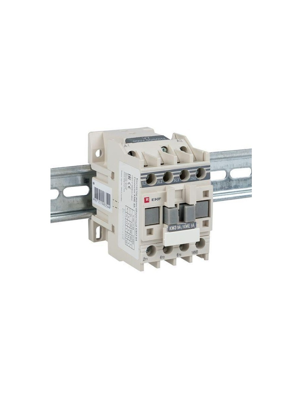 Контактор КМЭ 9А кат. 220В AC 1НО EKF ctr-s-9-220