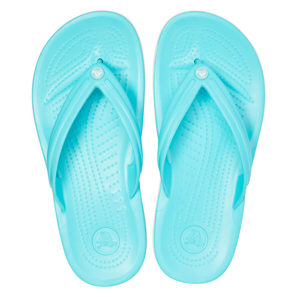 Шлепанцы Crocs Crocband Flip Бирюзовые
