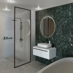 Тумба с раковиной LA FENICE Elba Bianco 100 белая/столешница белая