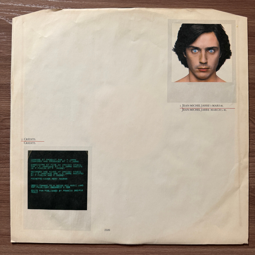 Jarre ‎– Magnetic Fields (Скандинавия 1981г.)
