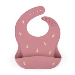 Önlük\PETITE&MARS Silicone bib SamTake&Match Rose Princesses 6m+