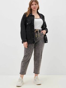 Джинсы на резинке больших размеров