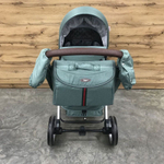Коляска-трансформер 3в1 Luxmom 608 /автолюлька/ изумрудный ткань