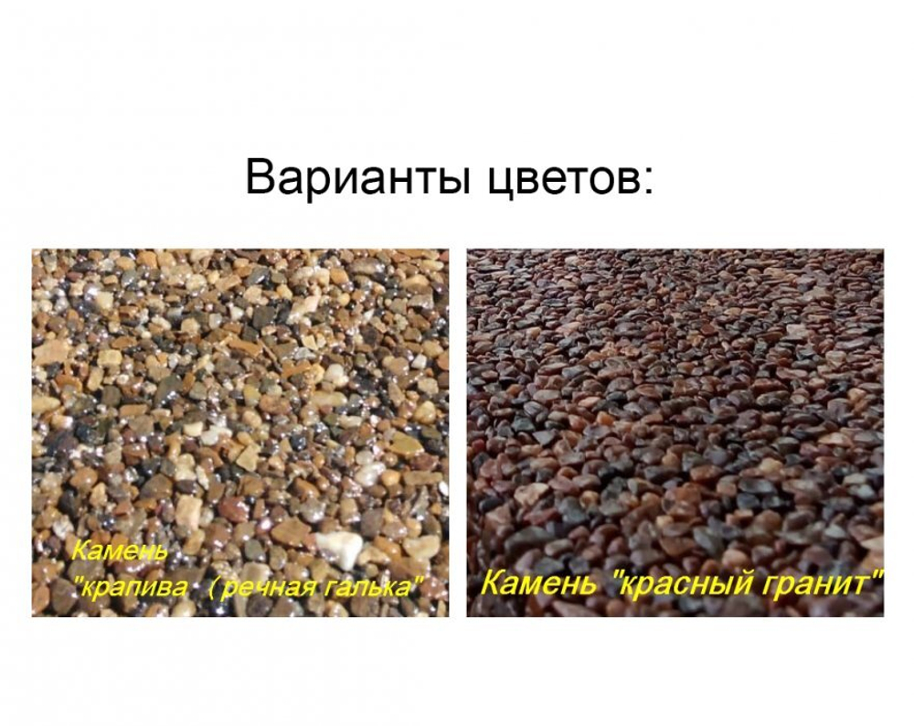 Готовый комплект для укладки каменного ковра