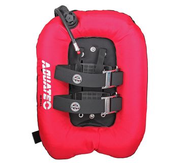 Подвесная система с крылом и алюминиевой спинкой Aquatec Deep Ocean красный