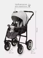 Коляска DREAM  (BartPlast) 01 графит-серый