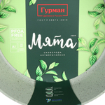 Сковорода 28 см, антиприг, Гурман, Мята, ГМ2801МЛ, индукц