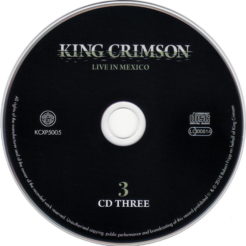 King Crimson / Meltdown (Live in Mexico)(3CD+Blu-ray)
