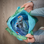 Рюкзак IKEA BLAVINGAD (БЛОВИНГАД), Синий / зеленый, 13 л