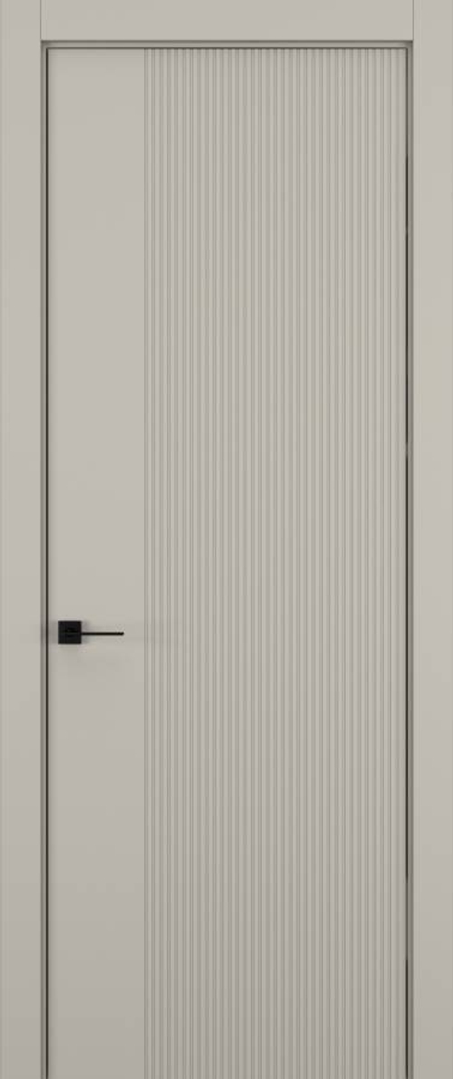 Дверь 4 VERTICAL Матовый Серый шелк