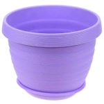 Горшок Толедо, D24, 4,5 л, лаванда с поддоном цветочный горшок