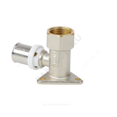 Водорозетка МП латунь никель пресс Дн 20х1/2" ВР ГОСТ 32415-2013 8008 Aquasfera 8008-02