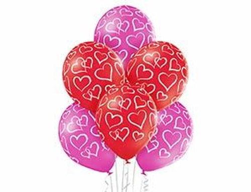 Шар "ЛЮБОВНАЯ ТЕМАТИКА" 14" в ассортименте