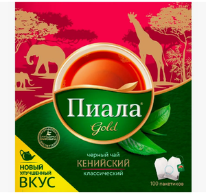 ЧАЙ ПИАЛА GOLD ЧЕРНЫЙ 100ШТ