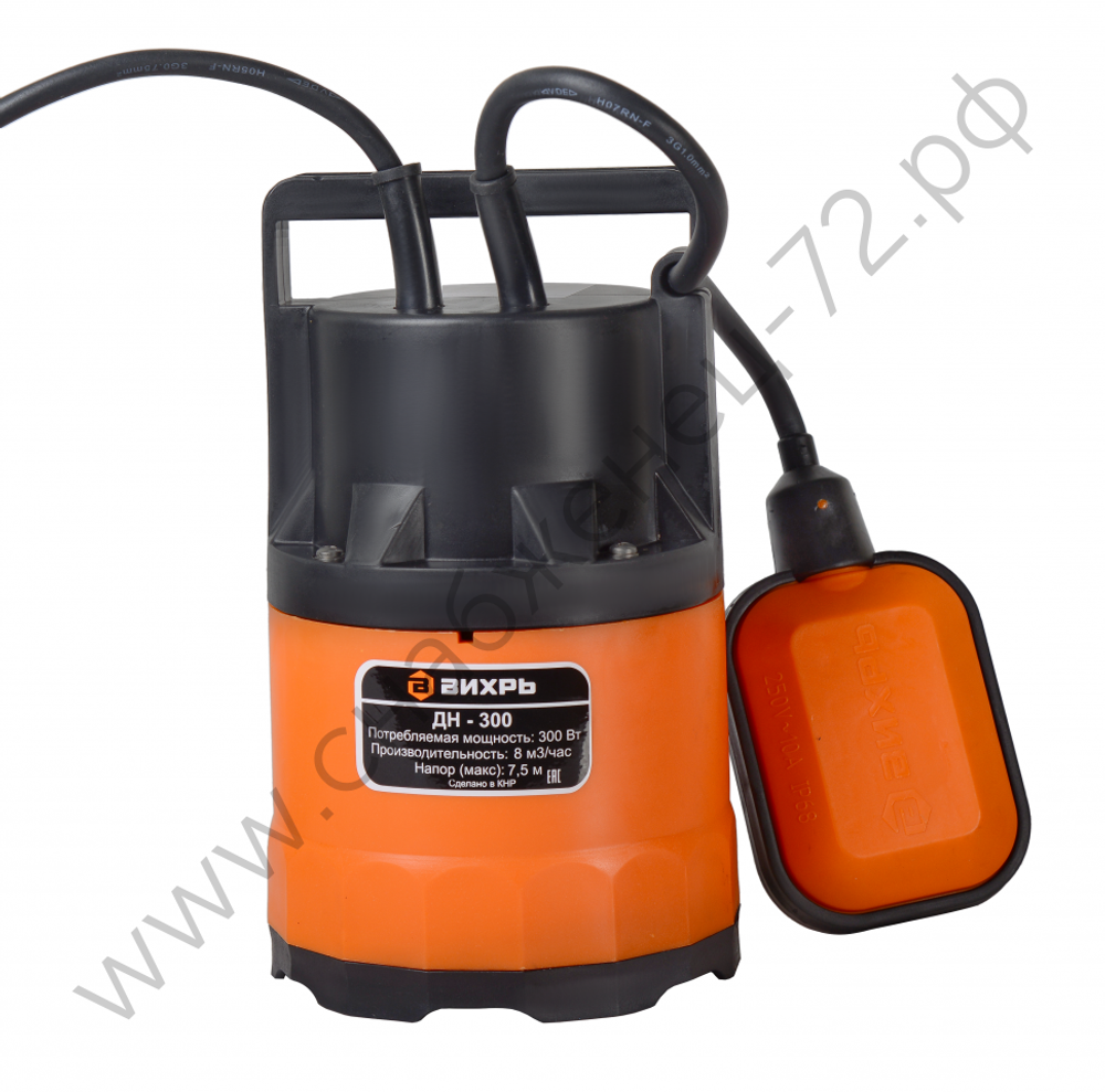Дренажный насос ВИХРЬ ДН-300