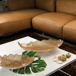 Блюдо для фруктов 33х22см IVV Madagascar медное Италия фото