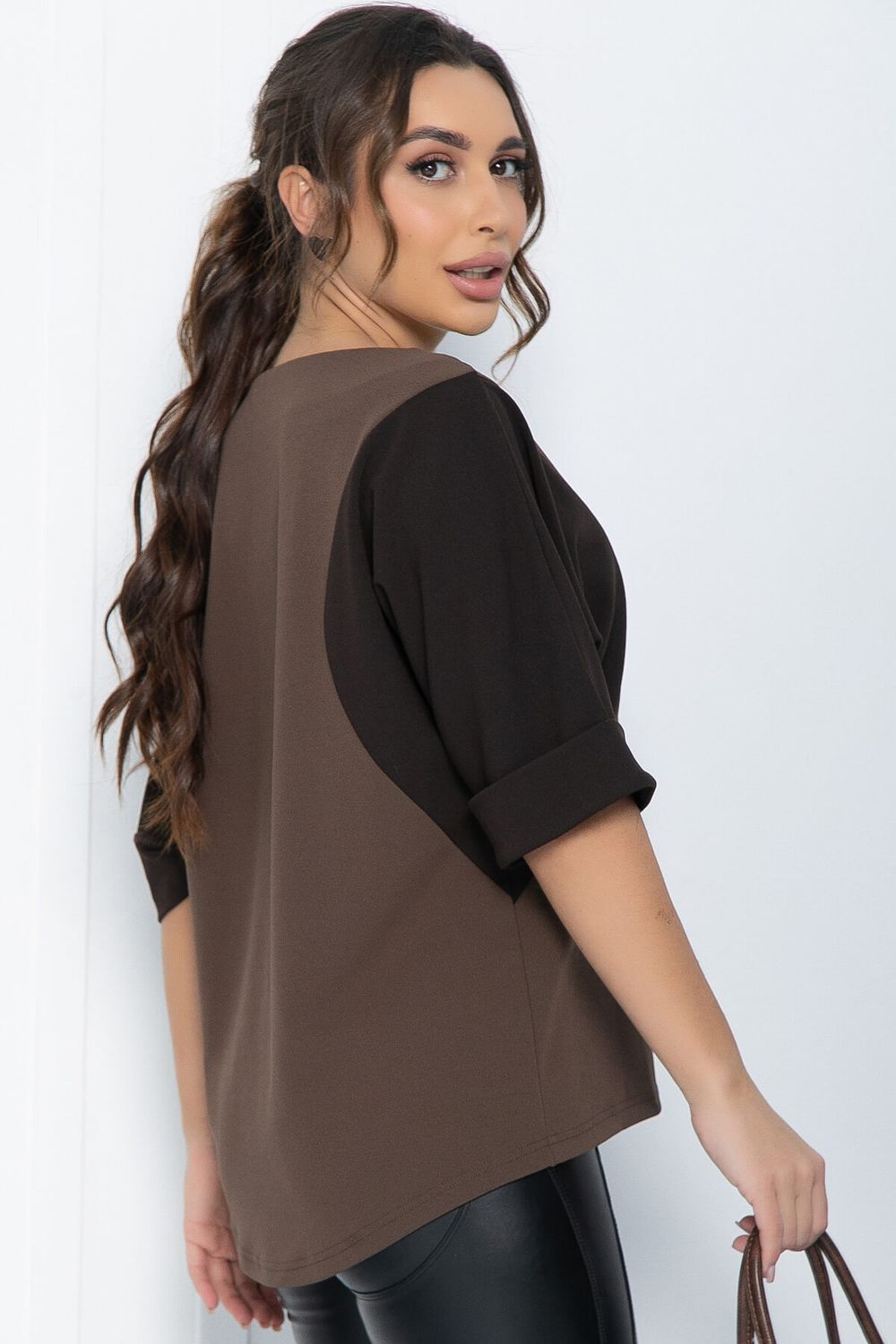 Блуза Санторини (шоколад) Б11999 LT Collection