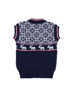 Жилет вязаный