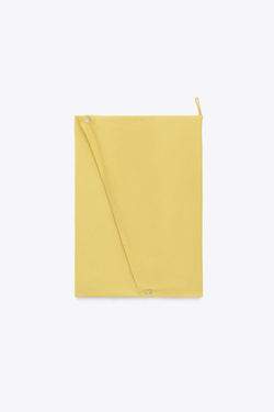 ZARA ДЛИННОЕ ПЛАТЬЕ С ОТКРЫТОЙ СПИНОЙ — LIMITED EDITION, ЛИМОННЫЙ