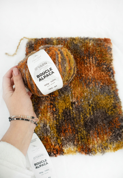 O’YARN BOUCLE ALPACA яркий, 100г