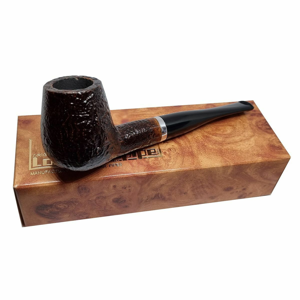 Трубка "Lorenzetti" Sandblast Brown 9мм Model 41 (Бриар) (Италия)