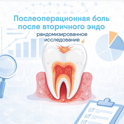 Послеоперационная боль после эндодонтического перелечивания: рандомизированное клиническое исследование