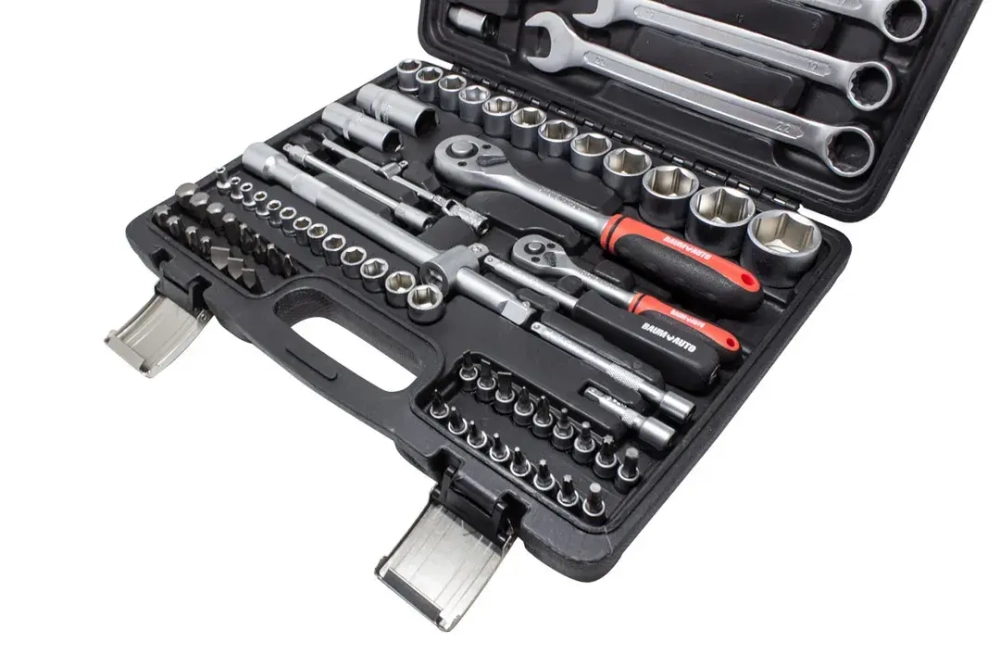 Набор инструментов 82пр.1/2'',1/4''(6гр.)(4-32мм) Baum Auto##BaumAuto BM-4821-5