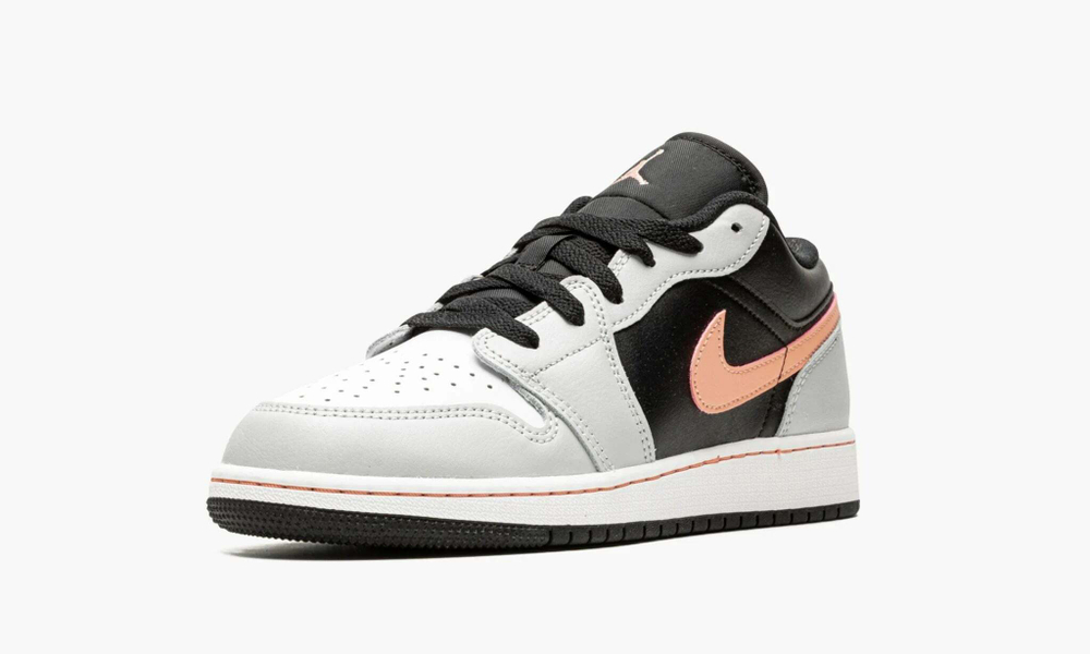 Air Jordan 1 Low GS "Black Grey Pink"