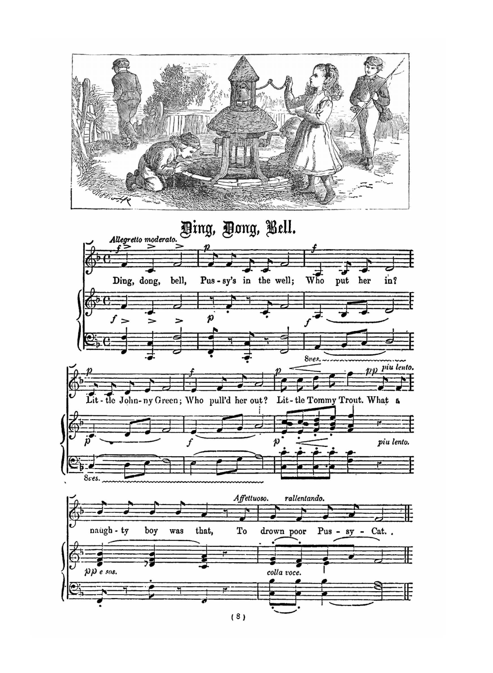 Mother Goose's nursery rhymes and nursery songs. Set to music | Elliott J. W.