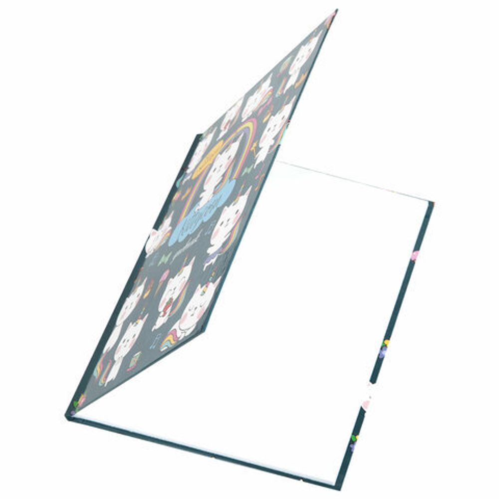 Дневник 1-4 класс 48 л., твердый, ЮНЛАНДИЯ, глянцевая ламинация, с подсказом, "Kittycorn", 106346