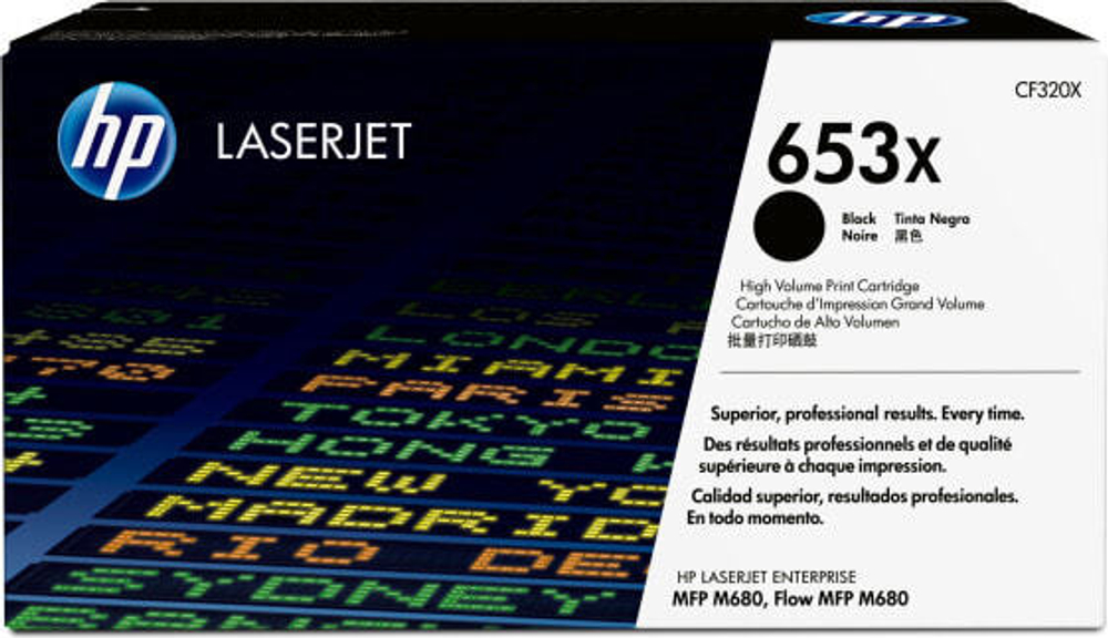 HP 653X Подлинный Черный 1 шт CF320X