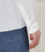 Льняная рубашка Lacoste - белый(CH5692)