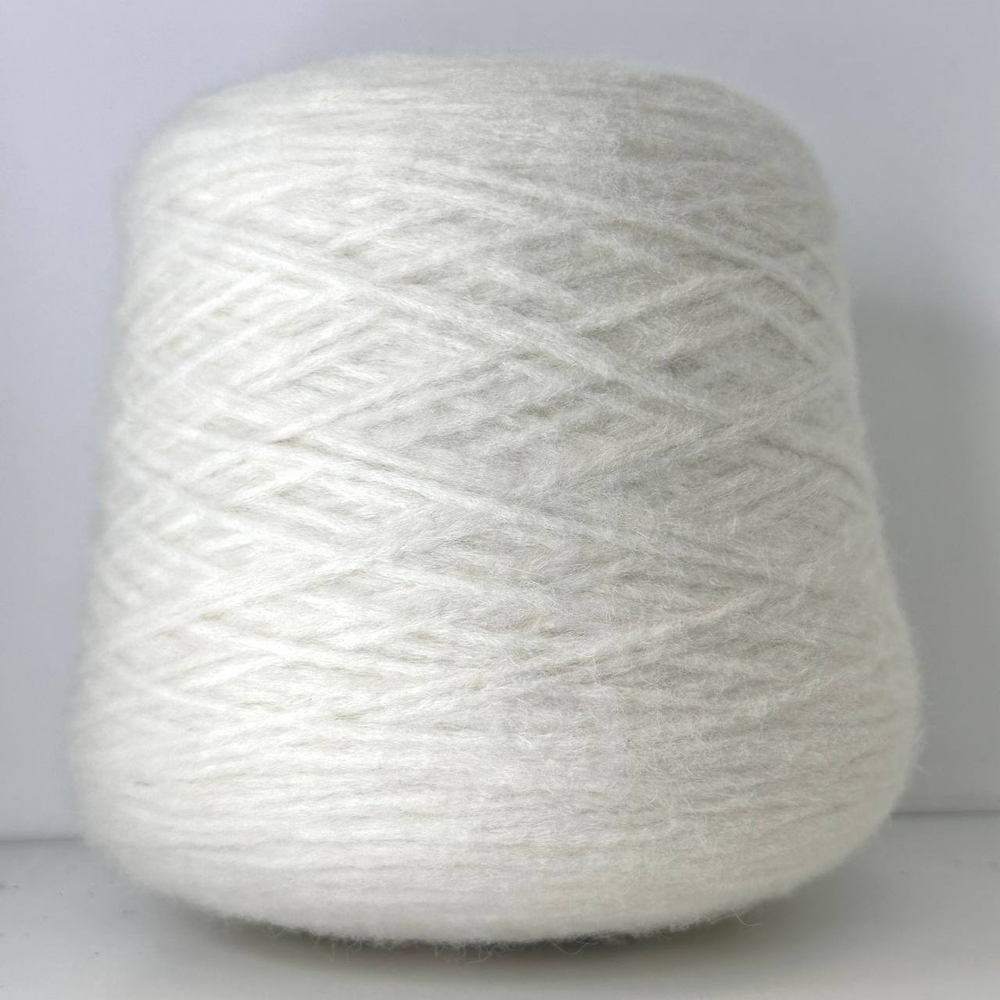 BABYSOFT - Luxury Selection by Ri.Go; 55% baby альпака, 23% вспушенный меринос, 22% п/а; 220м/100гр; col. 600, цвет: белый молочный; S718