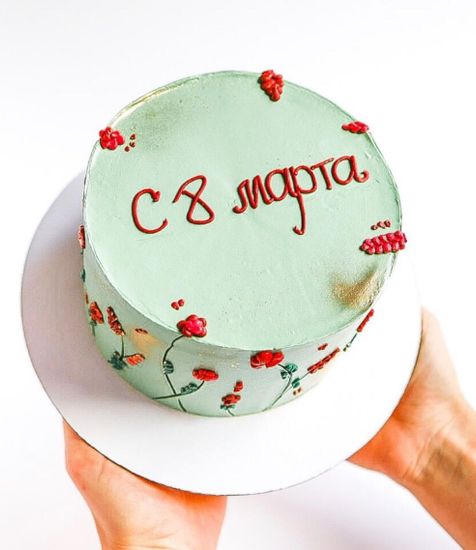 Бенто торт «С праздником весны» на 8 марта