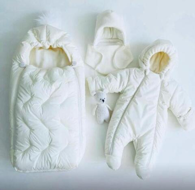 Зимний комплект на выписку "Пушинка" (model.5)